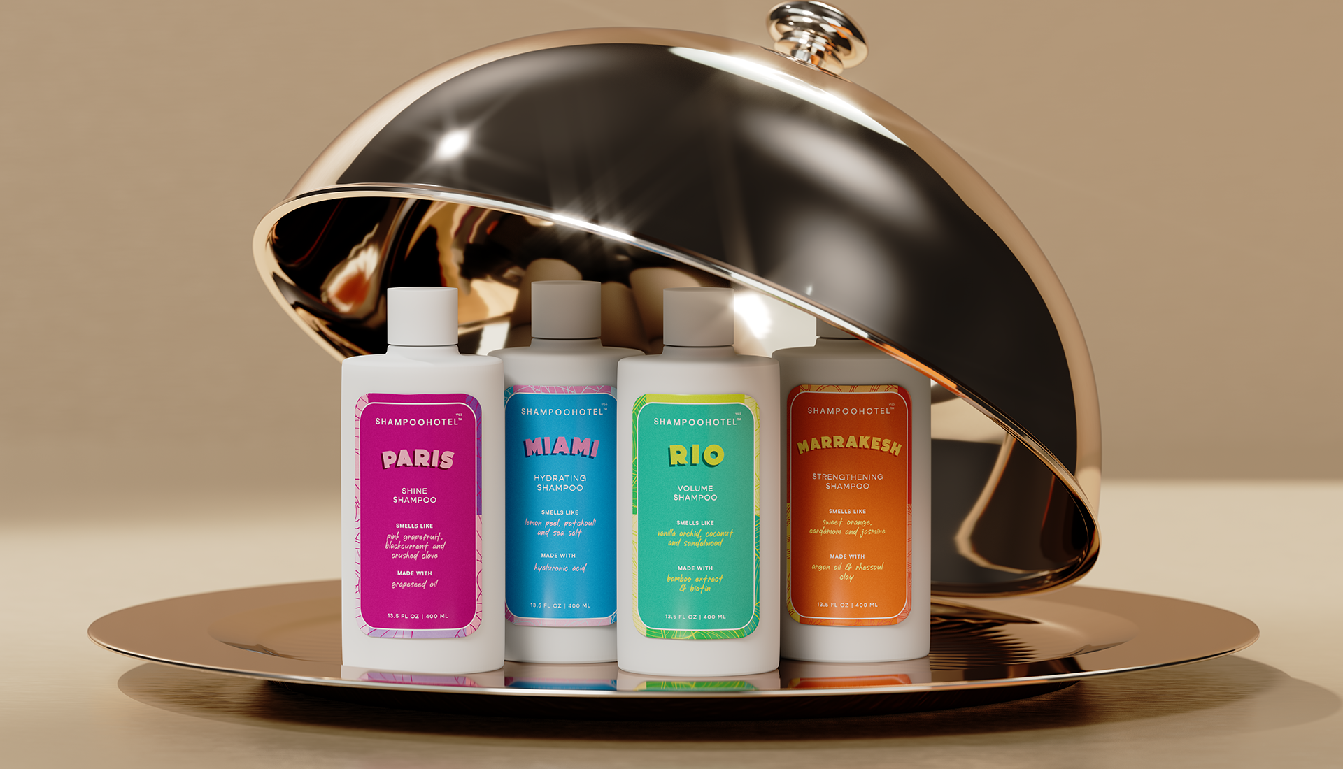 Shampoohotel the four collections' shampoos